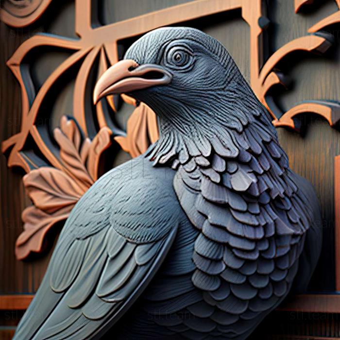 3D model Arthur the Pigeon American artist (STL)